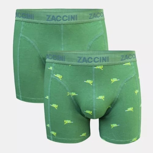 Zaccini Super Soaker groen/print boxershort