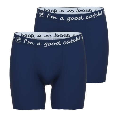 A Fish Named Fred 110001 marine blauw/wit boxershort