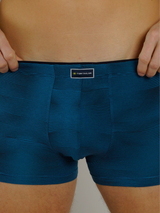 Tom Tailor Wave blauw/zwart micro boxershort