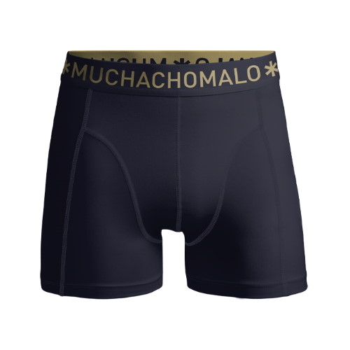Muchachomalo Basic marine blauw jongens boxershort