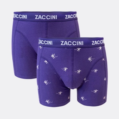 Zaccini Spaceman paars/print boxershort