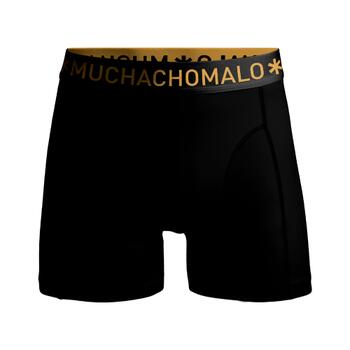 MUCHACHOMALO BASIC Black/Gold Boxershort 