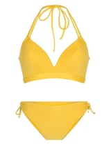 LingaDore Beach Yellow Fleur geel bikini set