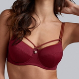 Marlies Dekkers Space Odyssey donker rood soft-cup bh