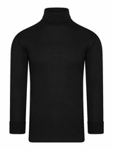 Beeren Ondergoed Collar zwart unisex thermo t-shirt