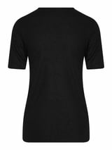 Beeren Ondergoed Basic zwart dames thermo t-shirt