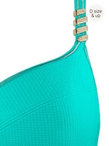 Marlies Dekkers Siren of the Nile turquoise soft-cup bh