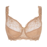 LingaDore Daily Full Coverage Lace camel soft-cup bh