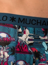 Muchachomalo Miami Vatos blauw/print boxershort