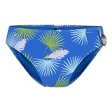 LingaDore Beach Palm Leaf blauw/print bikini broekje