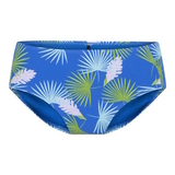 LingaDore Beach Palm Leaf blauw/print bikini broekje