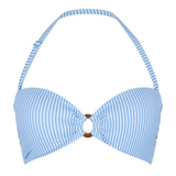 LingaDore Beach Blue Stripes blauw/wit voorgevormde bikinitop