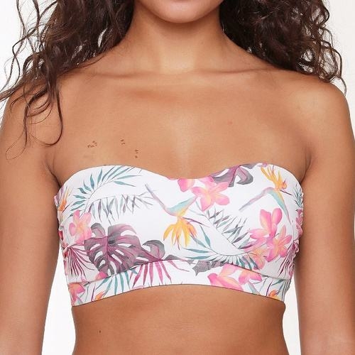 LingaDore Beach Tropic Floral wit/print soft-cup bikinitop