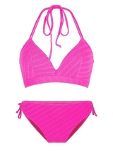 LingaDore Beach Shine Brighter than the Sun hot pink bikini set