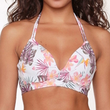 LingaDore Beach Tropic Floral wit/print voorgevormde bikinitop