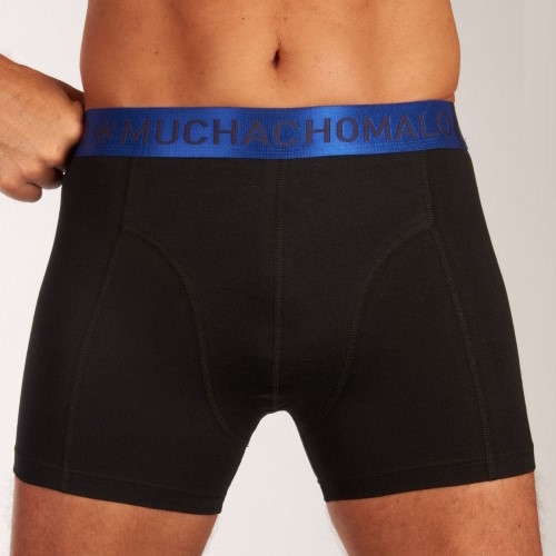 Muchachomalo Basic zwart/blauw boxershort