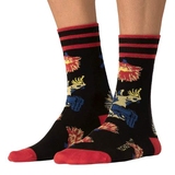 Muchachomalo Baretta zwart/rood sokken