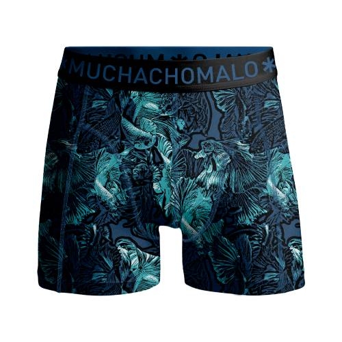 Muchachomalo Fish blauw/print boxershort
