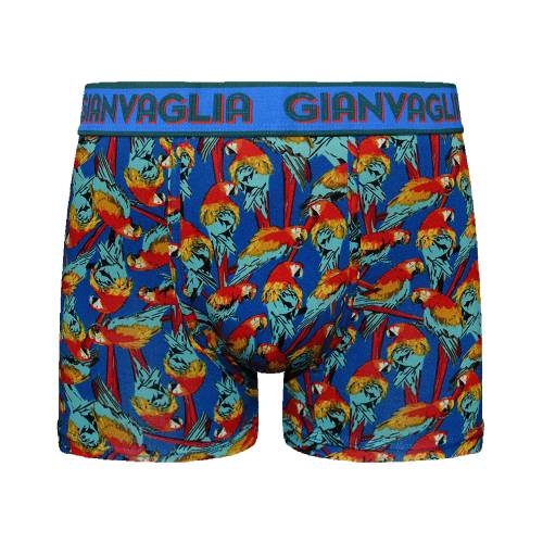 Gianvaglia Parrot blauw/print boxershort