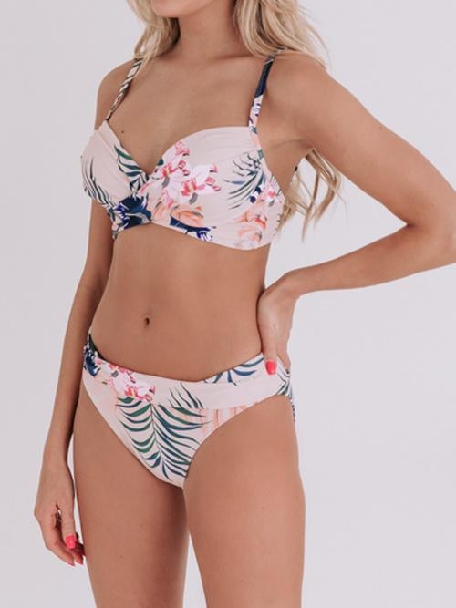 Bomain Florence roze/print bikini set
