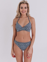 Bomain Ortac marine blauw/wit bikini set