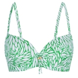LingaDore Beach Grain grass groen/wit voorgevormde bikinitop