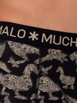 Muchachomalo Duck zwart/print boxershort