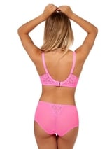 After Eden D-Cup & Up BO hot pink high brief