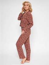 LingaDore Night Love bruin/print pyjama