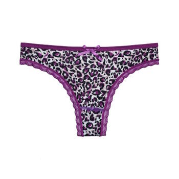 Gianvaglia Leopard Purple/Print String