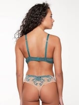LingaDore  Turquoise & Sand turquoise/print push up bh