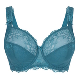 LingaDore Daily Full Coverage Lace turquoise soft-cup bh