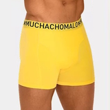 Muchachomalo Light Cotton Solid geel boxershort