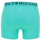 Muchachomalo Light Cotton Solid aqua boxershort