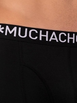 Muchachomalo Light Cotton Solid zwart boxershort