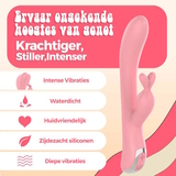 PureVibe LELA pastel roze rabbit vibrator