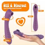 PureVibe Vibrating Air-Pulse Massager roze clitoris vibrator