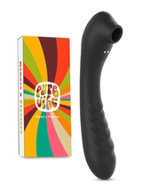 PureVibe Vibrating Air-Pulse Massager zwart clitoris vibrator