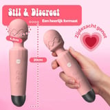 PureVibe SilkTouch pastel roze massager