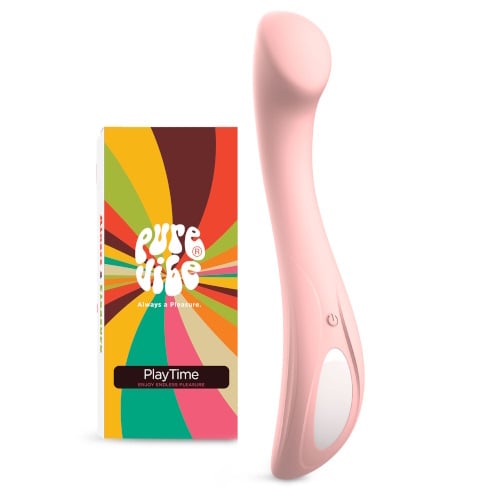 PureVibe PlayTime pastel roze g-spot vibrator