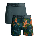 Muchachomalo Crow groen/print modal boxershort