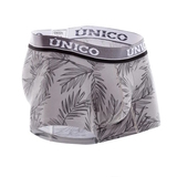 Mundo Unico Hojas Grisaseas grijs/print trunk short