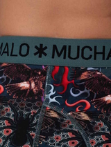 Muchachomalo Raptor groen/print boxershort