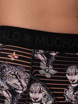 Muchachomalo Leopard zwart/print boxershort