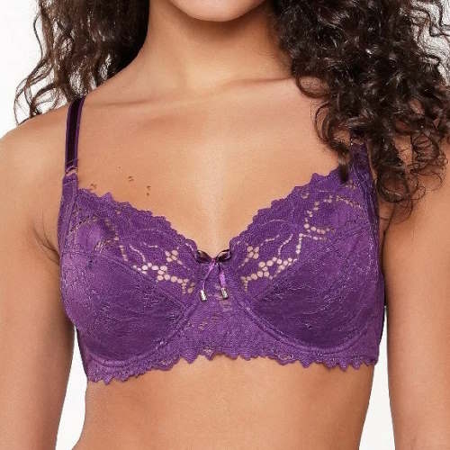 LingaDore Majesty purple paars soft-cup bh