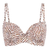 LingaDore Beach  Crazy wild & fun  bruin/print voorgevormde bikinitop