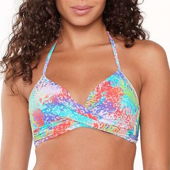 LINGADORE BEACH ALL ABOUT COLORS Triangle Bikini Top Multicolor Print