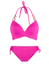 LingaDore Beach  Ready To Shine fuchsia bikini set