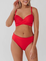 Bomain Rome rood/print bikini set