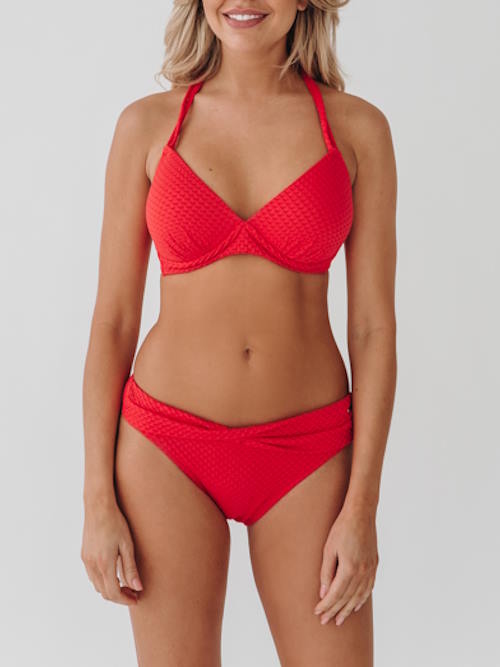 Bomain Rome rood/print bikini set